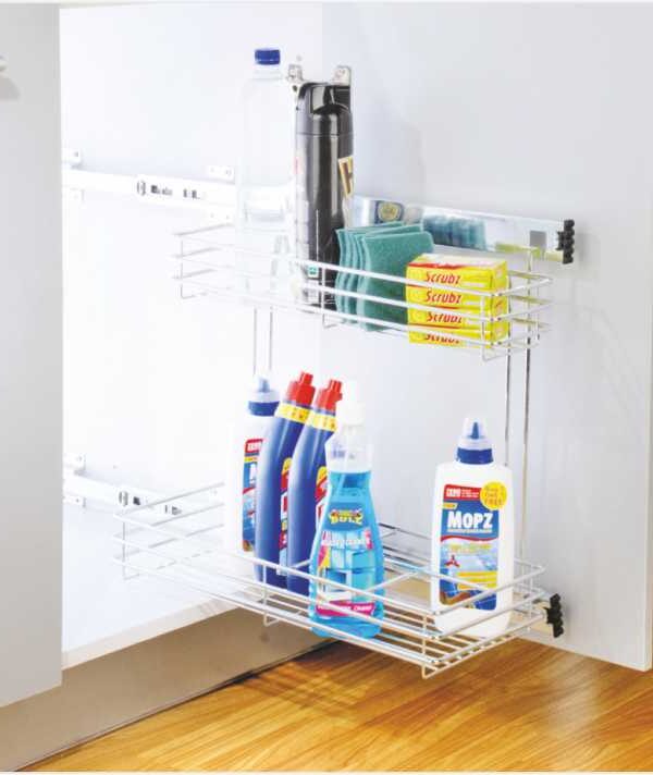 Pull Out Detergent Rack Soft Close Mechanism