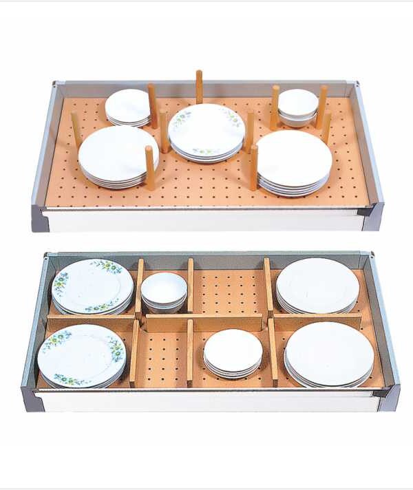 Wooden Plate / Pot Holder with Separator