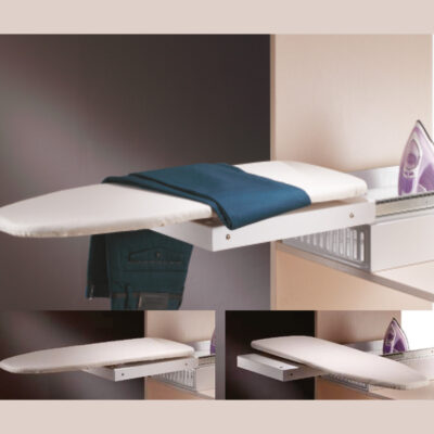 180° Revolving Ironing Board with Storage, Soft Close