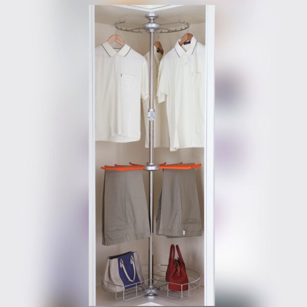 Rotating Corner Wardrobe Unit