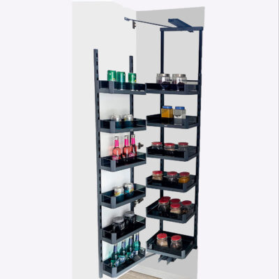Satin 'X' Soho Unit (Pro Series) w/12 Baskets, Soft Closing