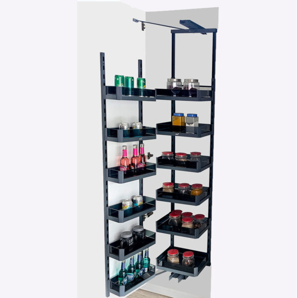 Satin 'X' Soho Unit (Pro Series) w/12 Baskets, Soft Closing