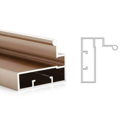 Glass Profile 45mm with L Handle