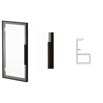 Wardrobe Door Profile w/Handle