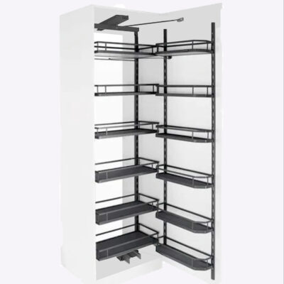 Graphite Silent Soho Unit w/12 Baskets, Soft Closing