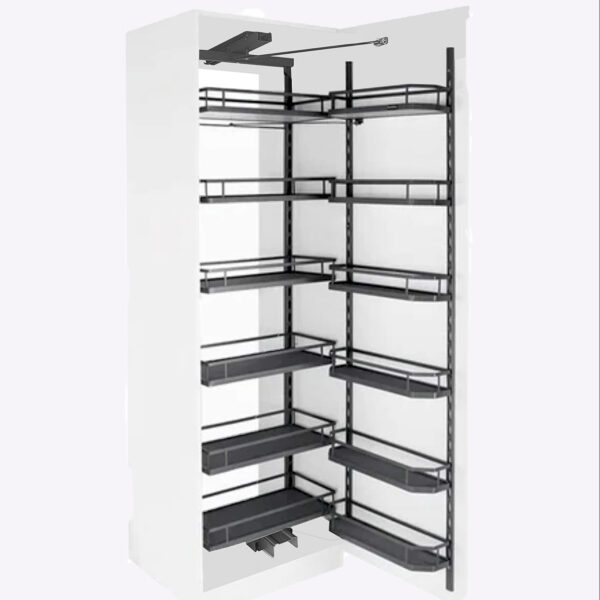 Graphite Silent Soho Unit w/12 Baskets, Soft Closing