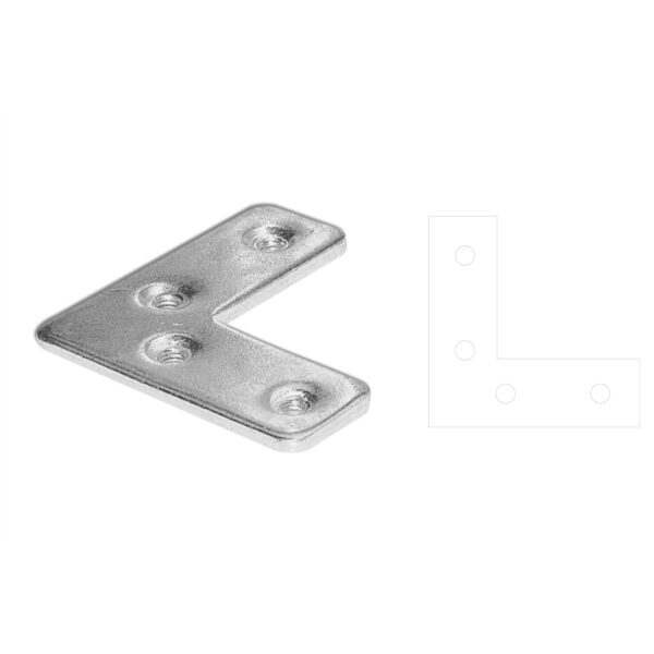 Fixing Angle For Profile with screw