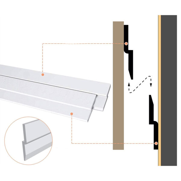 Twin Profile for Wall Hanging, Aluminium