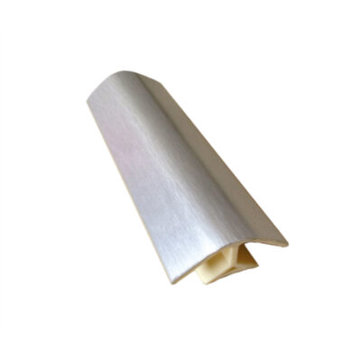 Brushed Aluminium Skirting 90°/270° Corner