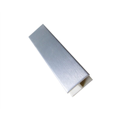 Brushed Aluminium Skirting Flat Connector