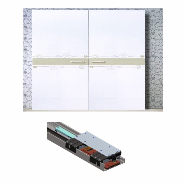 Inline Sliding System 300 mm ( Soft Close ) 1800 mm 2 doors
