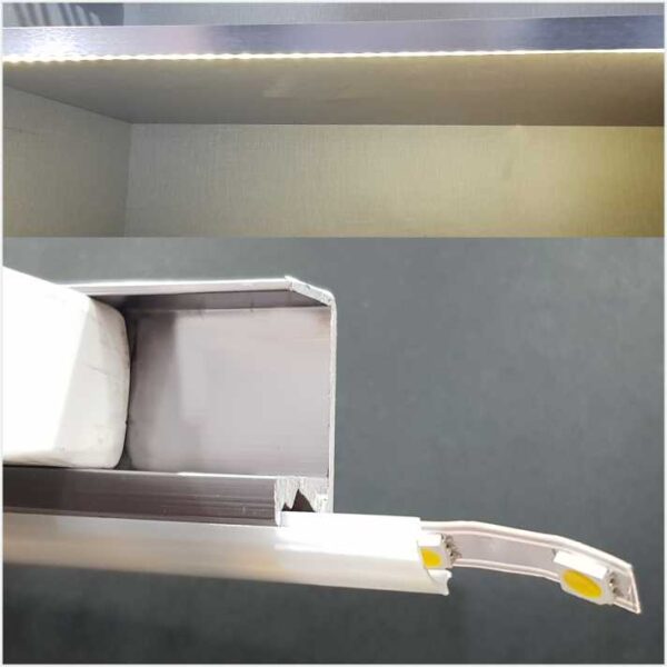 Aluminimum Edge Profile For LED Light