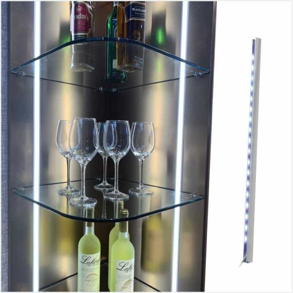 Alu. U-Profile for Concealed LED Light w/ Cover