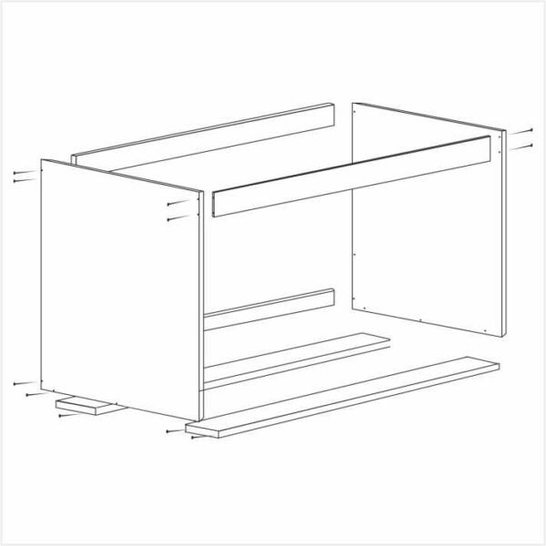Aluminium Sink Cabinet