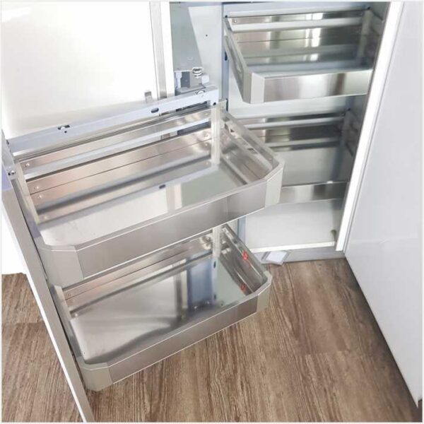 Satin Silent Magic Corner Unit Universal w/4 Baskets