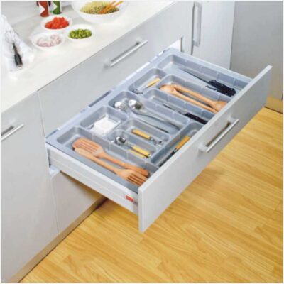 Cutlery Tray - PVC -Gray