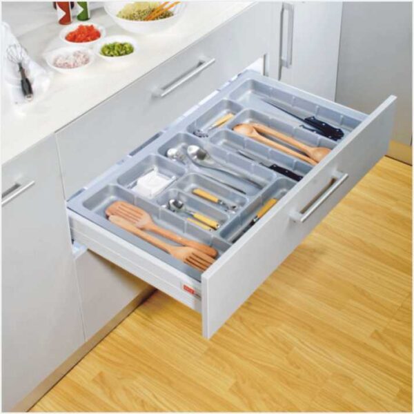 Cutlery Tray - PVC -Gray