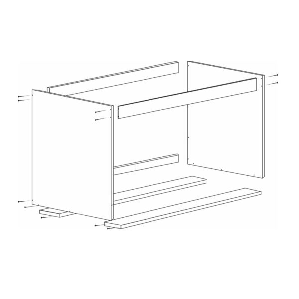 Aluminium Sink Cabinet
