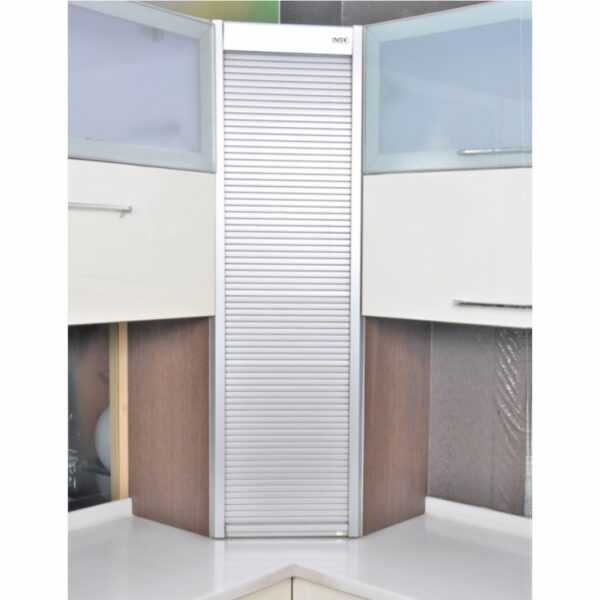 Corner Rolling Shutter ( Aluminium Finish )