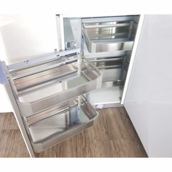 Satin Silent Magic Corner Unit Universal w/4 Baskets