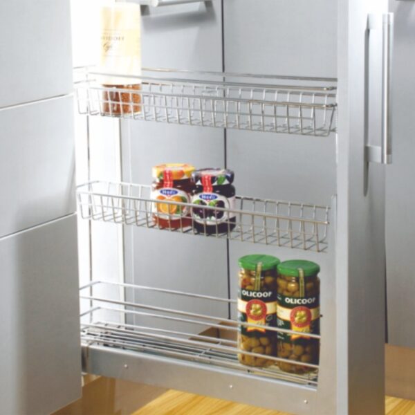2 & 3 Shelves Premium Bottle Pull Out 150 mm