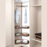 Smart Luxury in Motion: The INOX Rotating Corner Wardrobe Unit
